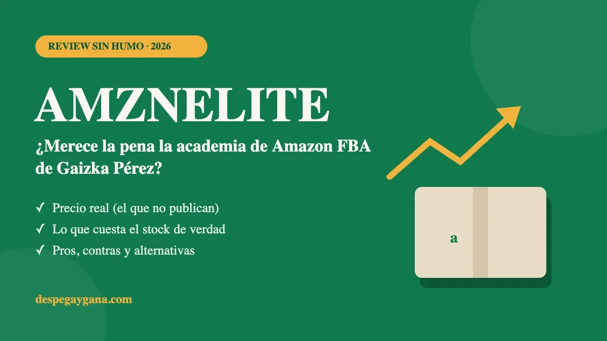 Amznelite opiniones: análisis del programa de Amazon FBA de Gaizka Pérez