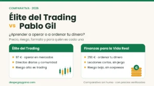 Comparativa Élite del Trading vs Pablo Gil: precio, riesgo y para quién es cada una