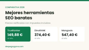 Comparativa de herramientas SEO baratas: Mangools, DinoRANK y TrueRanker