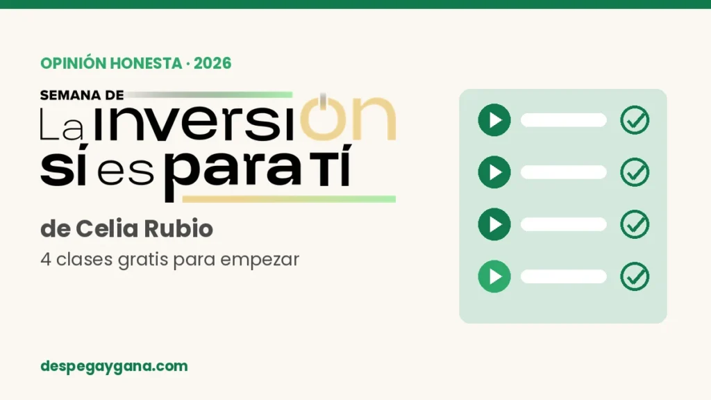 La Semana de la Inversión de Celia Rubio, cuatro clases gratis en vídeo