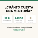 Cuánto cuesta una mentoría online: precios comprobados de once formaciones