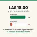 Siempre cansado sin energía: la agenda llena y el depósito vacío a las seis de la tarde